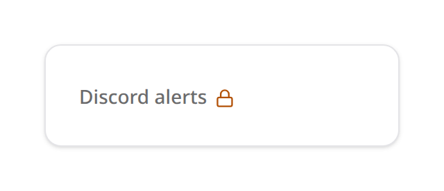 Plan lock — padlocked navigation item