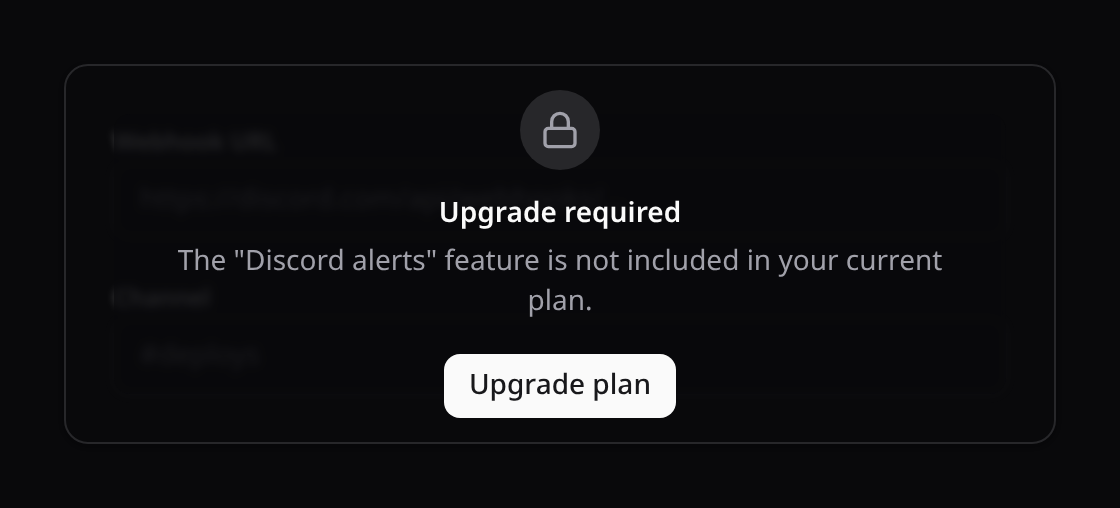 Plan lock — overlay over the locked panel