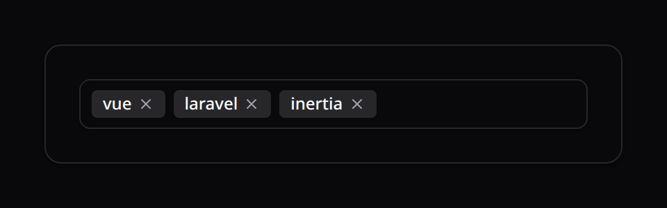 Tags input